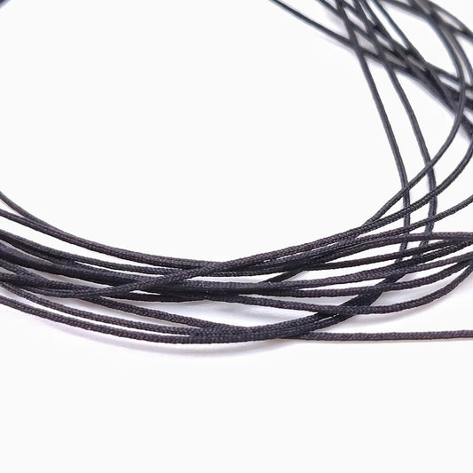 BRAIDED HOSE LINE BLACK 0,3MM 2M