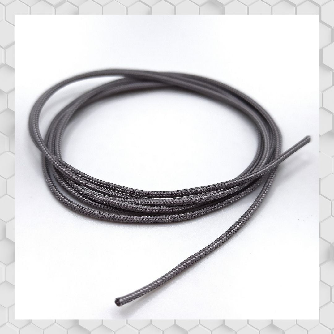 BRAIDED HOSE LINE SILVER 1,5MM 1M