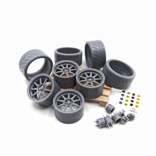 WORK EMOTION XD9 18" + TYRES