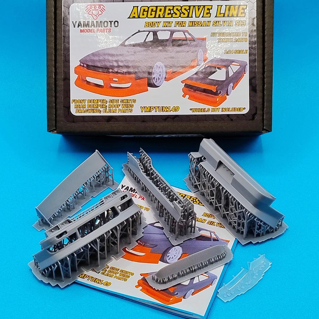 BODY KIT AGGRESSIVE LINE FOR SILVIA S13