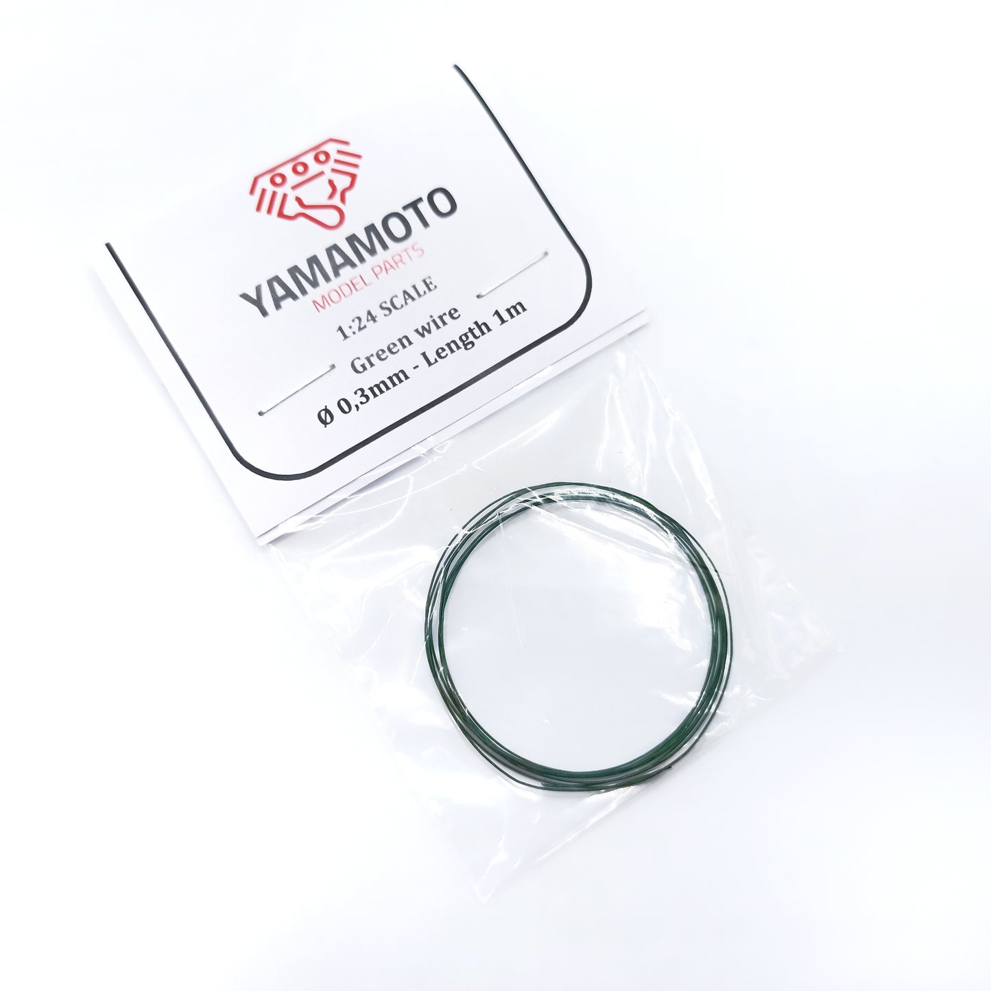 GREEN WIRE 0,3MM 2M