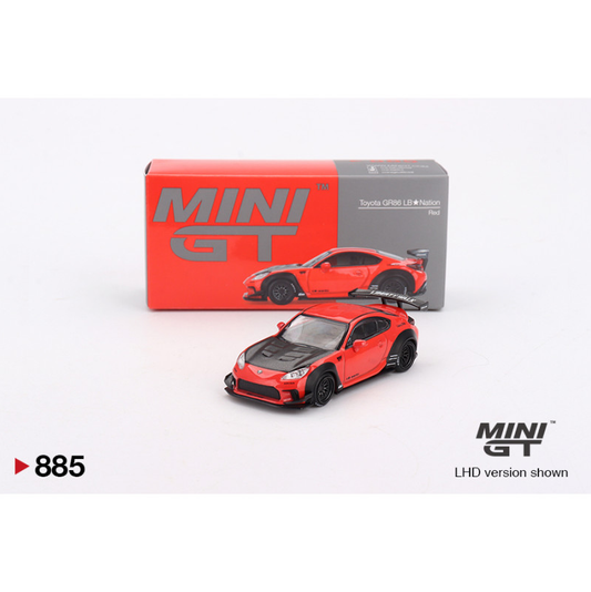 MINI GT TOYOTA GR86 LB-NATION RED 2024