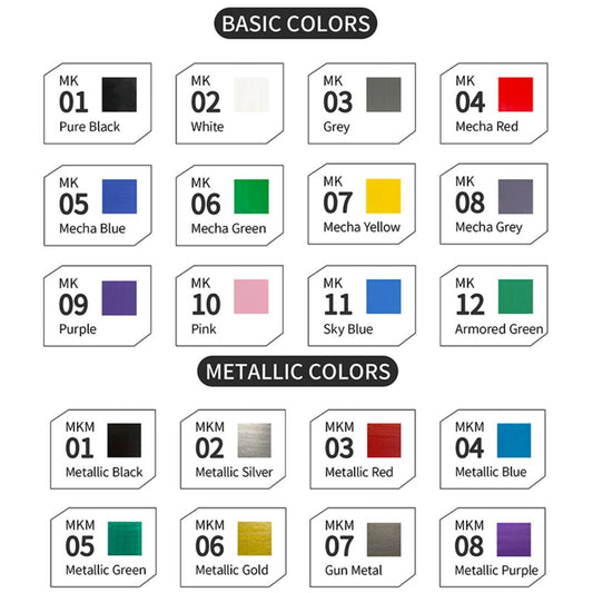 DSPIAE MK-01 WATER-BASED SOFT HEAD MARKERS