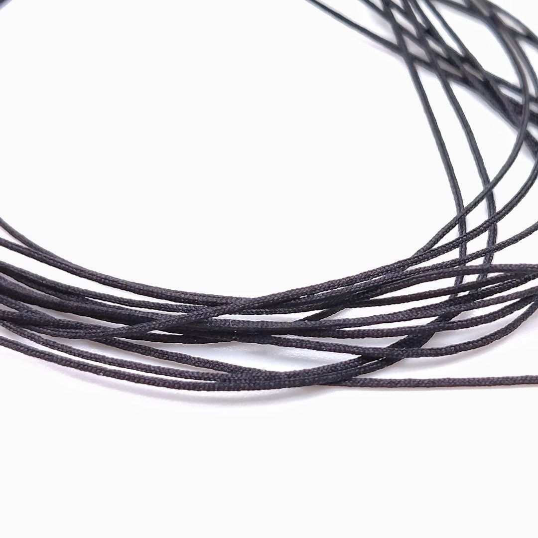 BRAIDED HOSE LINE BLACK 0,3MM 2M