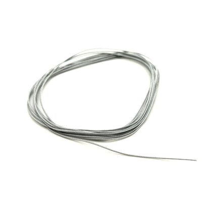 BRAIDED HOSE LINE SILVER 0,4MM 2M