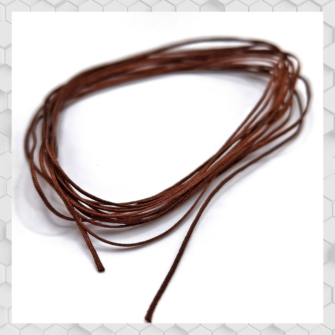 BRAIDED HOSE LINE BROWN 0,4MM 2M
