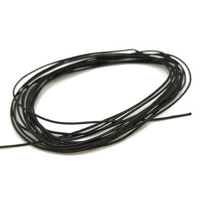 BRAIDED HOSE LINE BLACK 0,6MM 2M