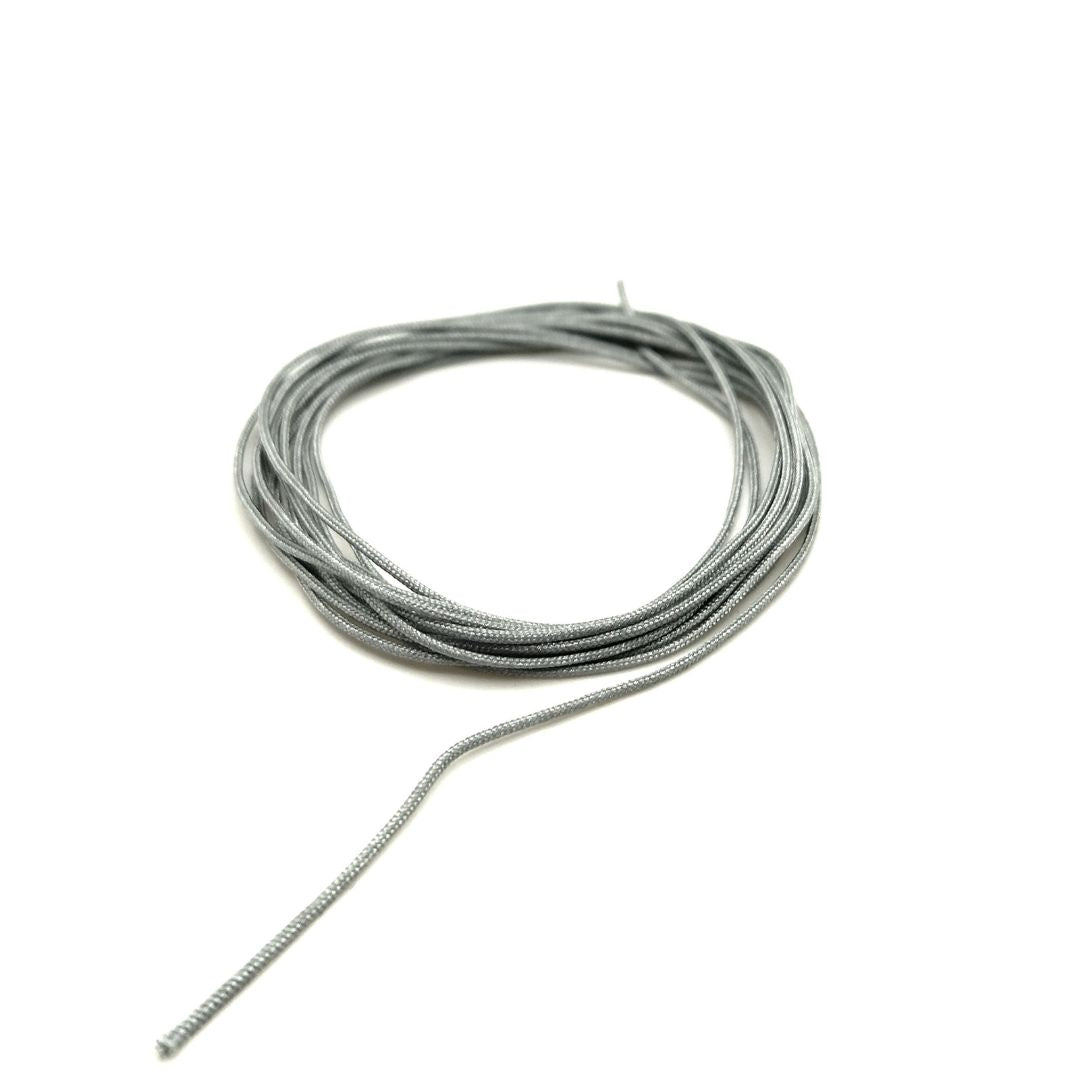 BRAIDED HOSE LINE SILVER 0,8MM 2M