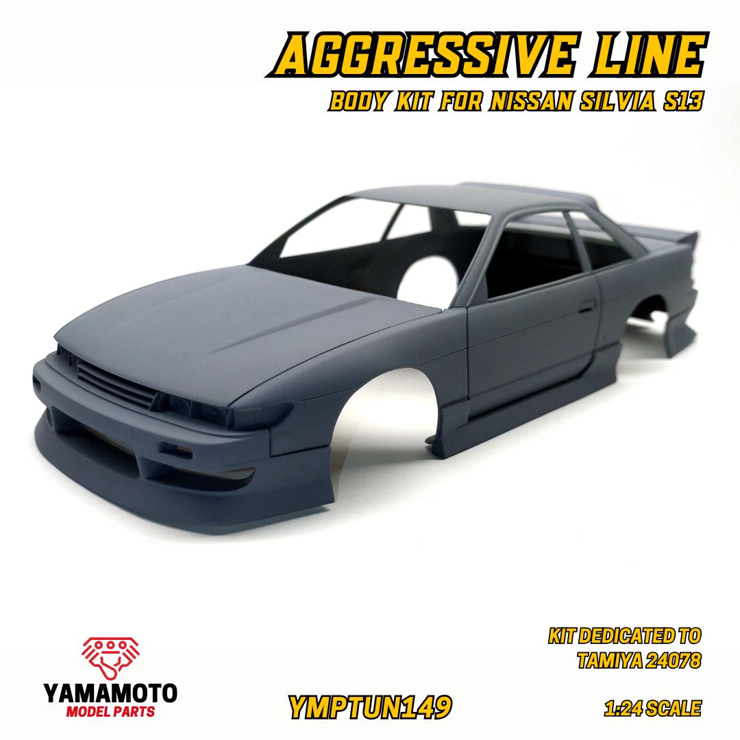 BODY KIT AGGRESSIVE LINE FOR SILVIA S13