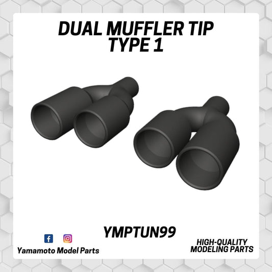 DUAL MUFFLER TIP TYPE 1