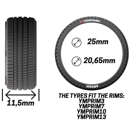 STRETCHED TYRES 18"