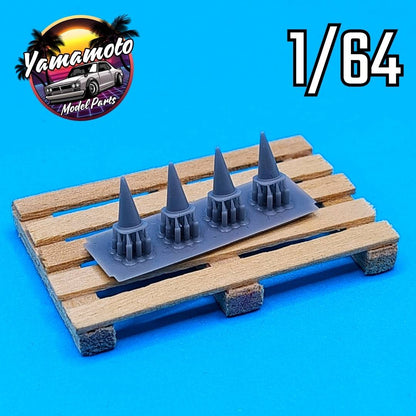 ROAD CONES TYPE 2 1/64