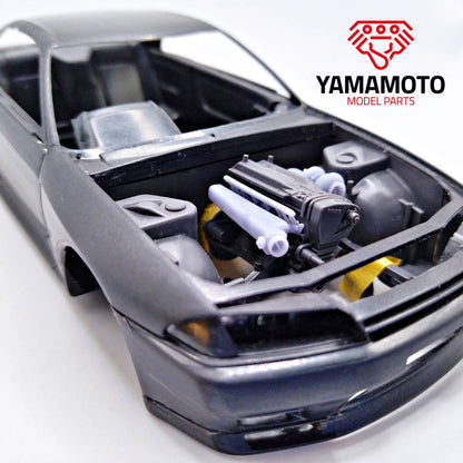 RB26DETT SINGLE TURBO KIT FOT TAMIYA 24090