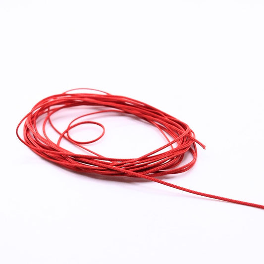 BRAIDED HOSE LINE RED 0,8MM 2M