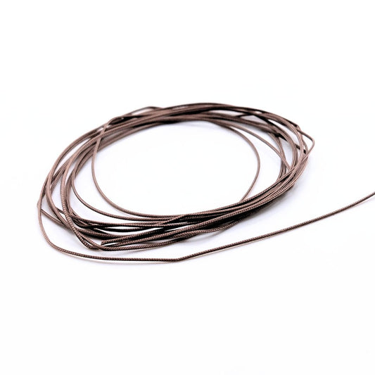 BRAIDED HOSE LINE BROWN 0,8MM 2M