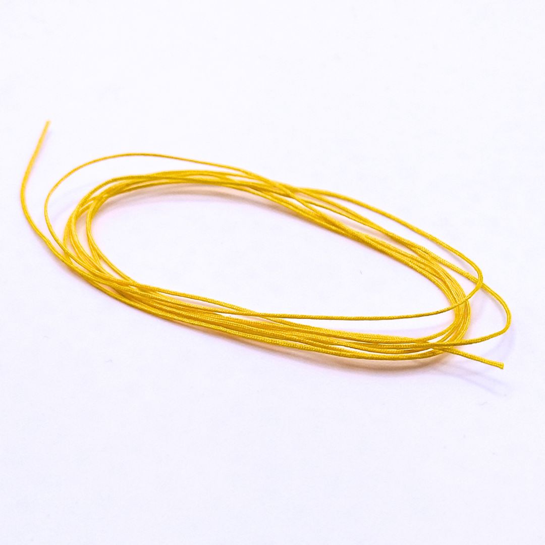 BRAIDED HOSE LINE YELLOW 0,3MM 1M