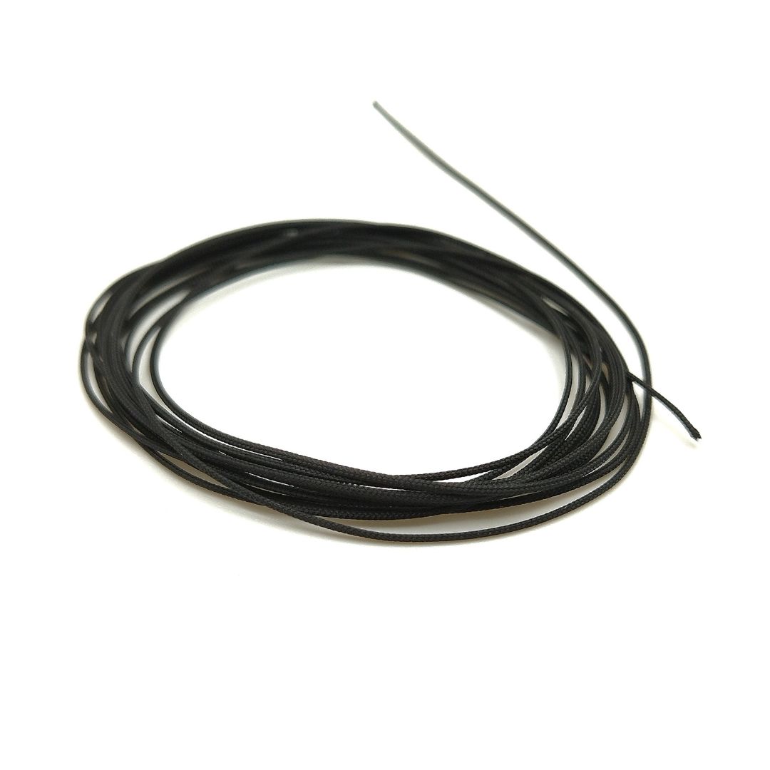 BRAIDED HOSE LINE BLACK 1,0MM 2M