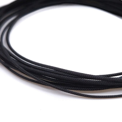 BRAIDED HOSE LINE BLACK 1,0MM 2M
