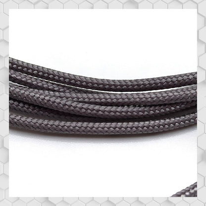 BRAIDED HOSE LINE SILVER 1,5MM 1M