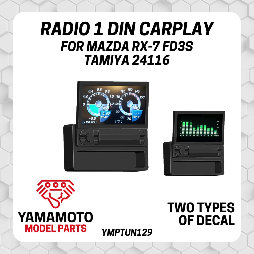 RADIO 1 DIN FOR TAMIYA 24116
