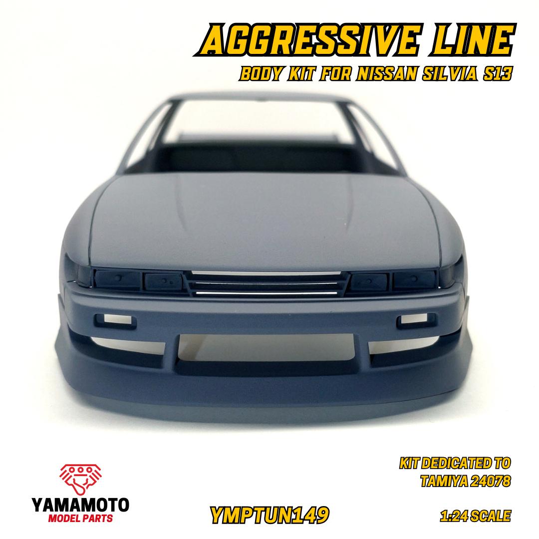 BODY KIT AGGRESSIVE LINE FOR SILVIA S13