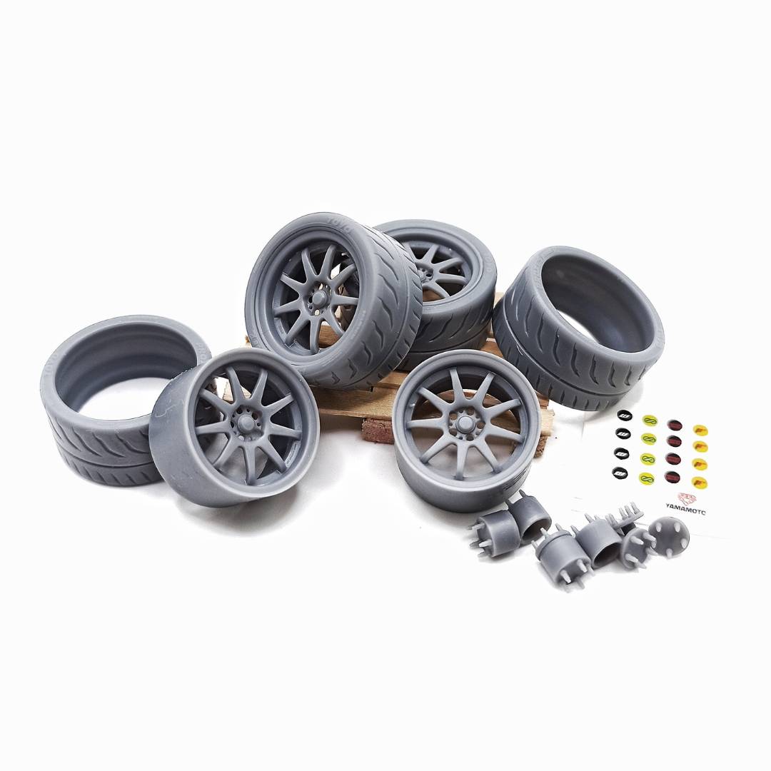RIMS+TYRES SET – Yamamoto Model Parts