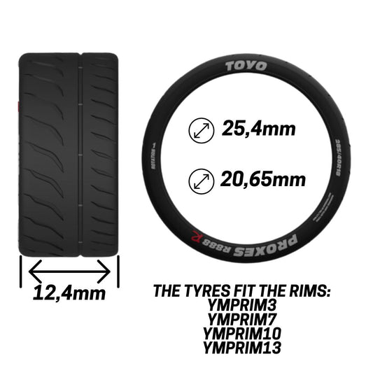 SEMI SLICK TYRES 18" TYPE 1