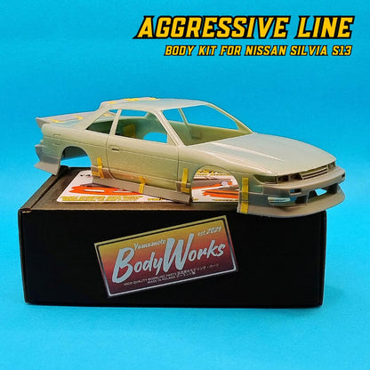 BODY KIT AGGRESSIVE LINE FOR SILVIA S13