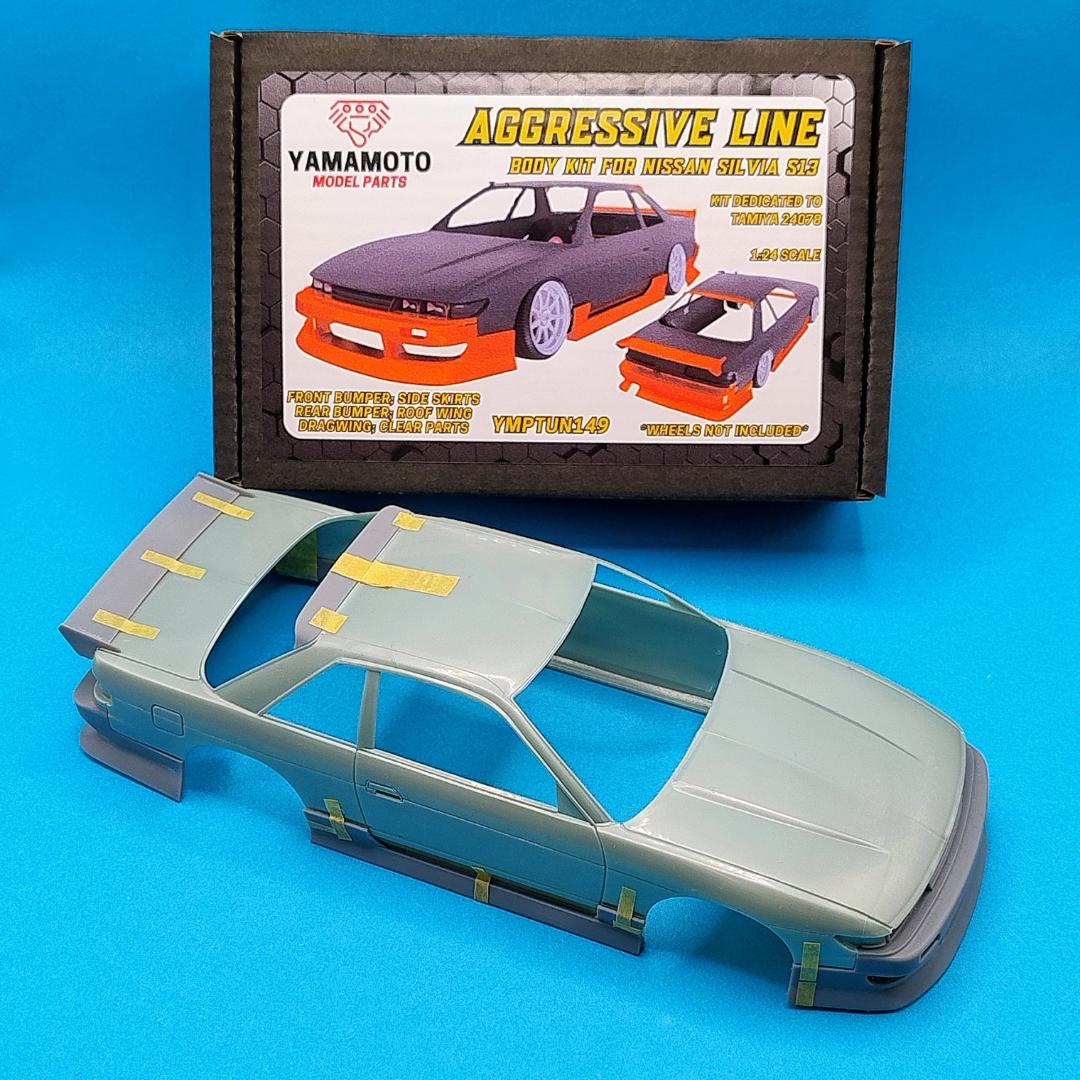 BODY KIT AGGRESSIVE LINE FOR SILVIA S13