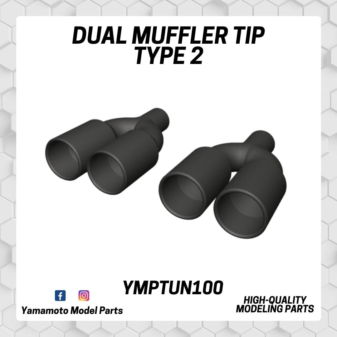 DUAL MUFFLER TIP TYPE 2