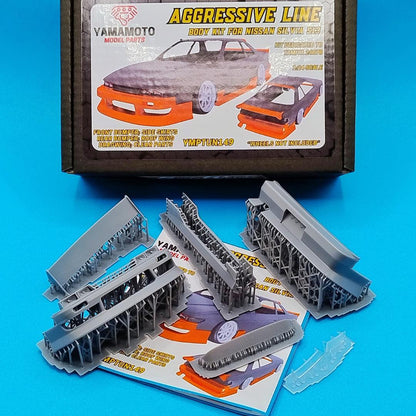 BODY KIT AGGRESSIVE LINE FOR SILVIA S13