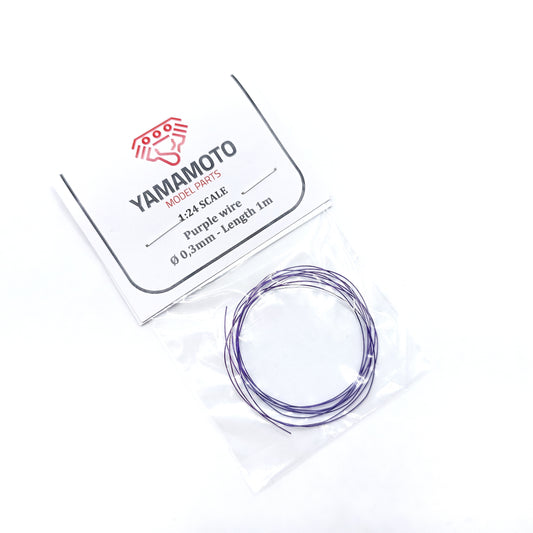 PURPLE WIRE 0,3MM 2M