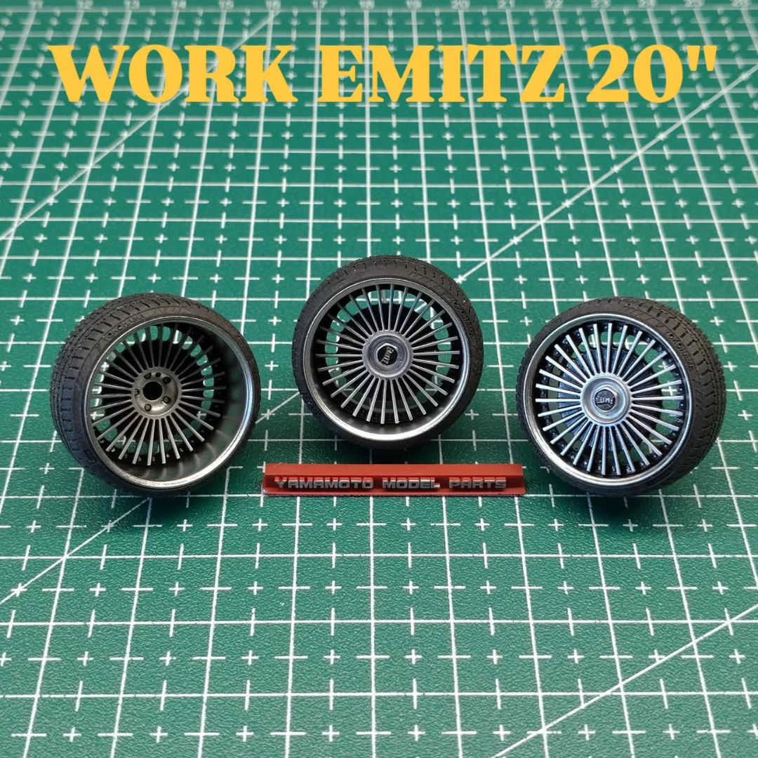 WORK EMITZ 20" + Rubber tyres LIMITED EDITION