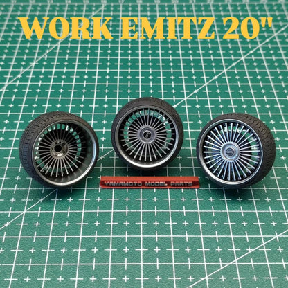 WORK EMITZ 20" + Rubber tyres LIMITED EDITION